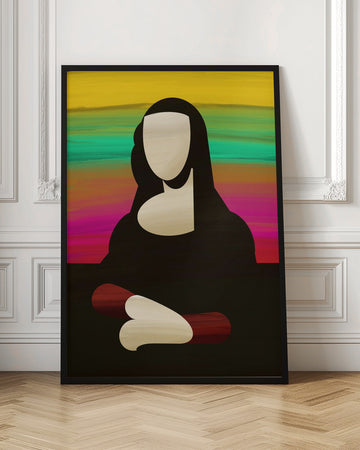Vibrant Abstract Portrait | Poster - Room Interior 1
