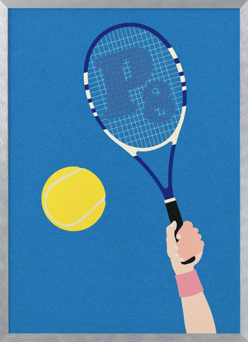 Perfect Serve | Poster - Silver Frame Interior