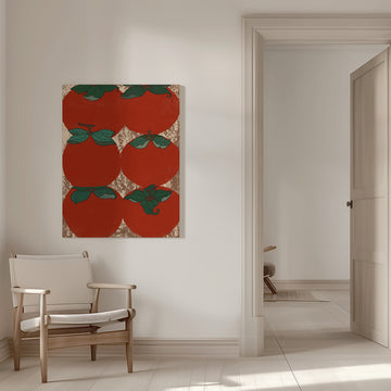 Red Persimmon Harvest | Canvas - Room Interior 1