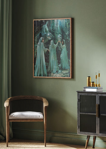 Mystical Ice Cave Women | Poster - Room Interior 2