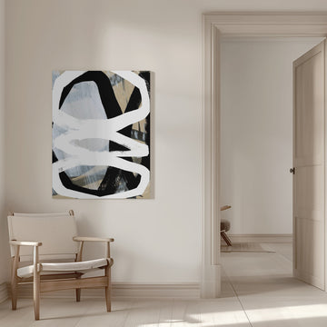 Modern Abstract Lines | Canvas - Room Interior 1