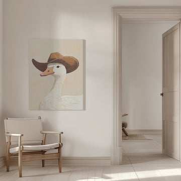 Cowboy Goose | Canvas - Room Interior 1
