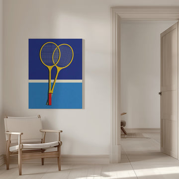 Wooden Badminton Rackets | Canvas - Room Interior 1