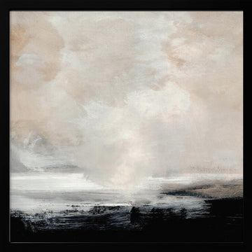 Clouds | Poster - Black Metal Frame Interior