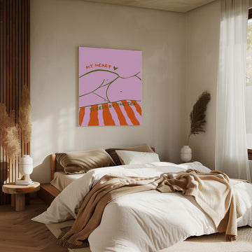 Heart Sleeps By The Sea | Canvas - Room Interior 2