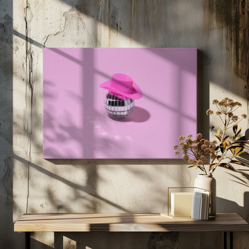 Pink Disco Hat | Canvas - Room Interior 2
