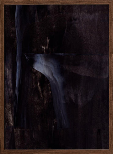 Dark Veil Harmony | Poster - Walnut Frame Interior