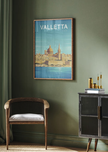 Valletta Grand Harbor View | Poster - Room Interior 2