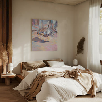 Pastel Disco Ball | Canvas - Room Interior 2