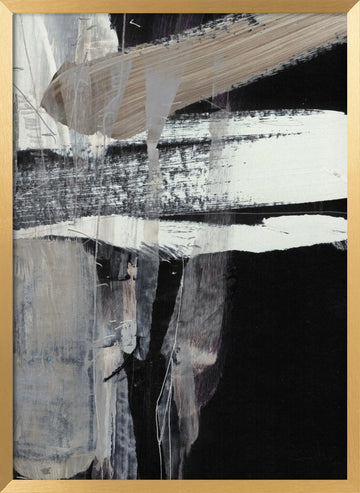 Falling | Poster - Gold Frame Interior