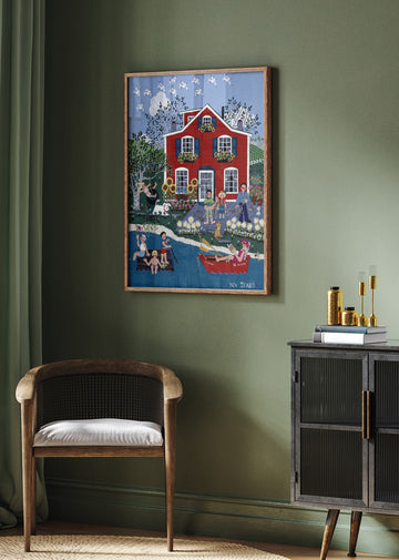 Little Red Cottage | Poster - Room Interior 2