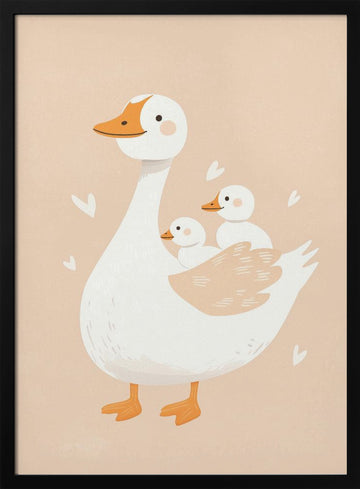 Duckling Joyride | Poster - Black Metal Frame Interior
