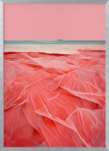Crimson Dreams | Poster - Silver Frame Interior
