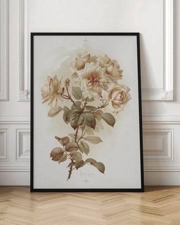 Yellow Roses; Reve D'or Roses | Poster - Room Interior 1