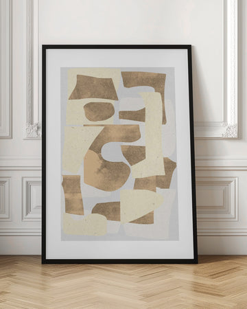 Earthy Fragments | Poster - Room Interior 1