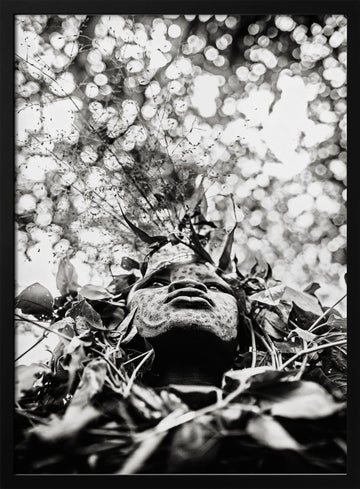 Nature Spirit Portrait | Poster - Black Metal Frame Interior