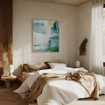 Serene Abstract Flow | Canvas - Room Interior 2