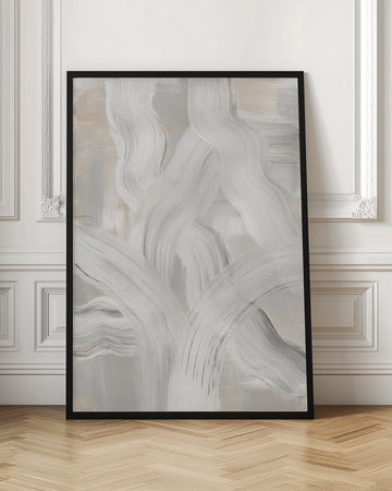 Abstract Brush Strokes 126 | Poster - Room Interior 1