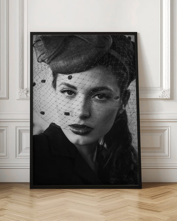 Classic Veiled Gaze | Poster - Room Interior 1