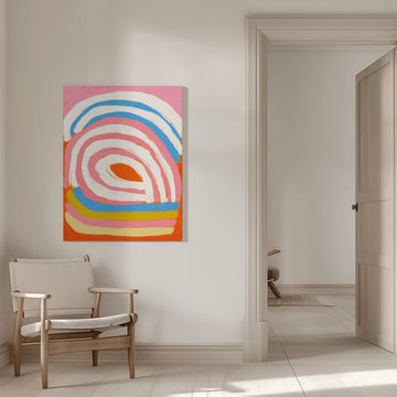 Colorful Abstract Arches | Canvas - Room Interior 1