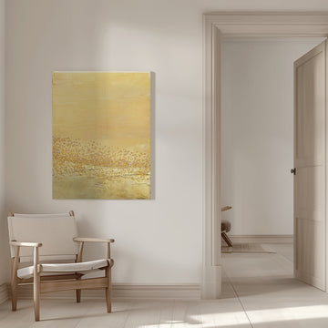 Radiant Gold Texture | Canvas - Room Interior 1