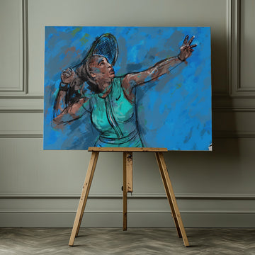 Dynamic Tennis Serve | Canvas - Room Interior 1