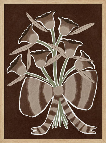 Delicate Bloom 6 | Poster - Wood Frame Interior
