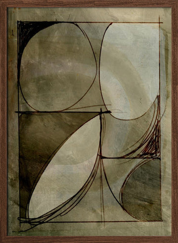 Pastime | Poster - Walnut Frame Interior