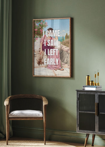 Classical Lady Funny Quote | Poster - Room Interior 2