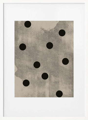 Dot Symphony | Poster - White Frame Interior