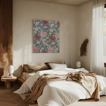 Floral red | Canvas - Room Interior 2