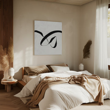 Flowing Ink Dance | Canvas - Canvas Interior