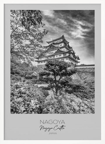 Historic Nagoya Castle | Poster - White Frame Interior