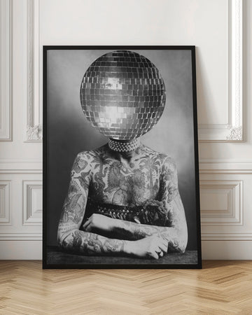 Tattooed Disco Figure | Poster - Room Interior 1