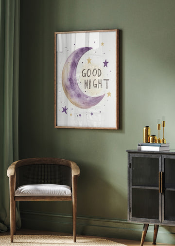 Moonlit Slumber | Poster - Room Interior 2