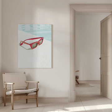 Red Poolside Sunglasses | Canvas - Room Interior 1