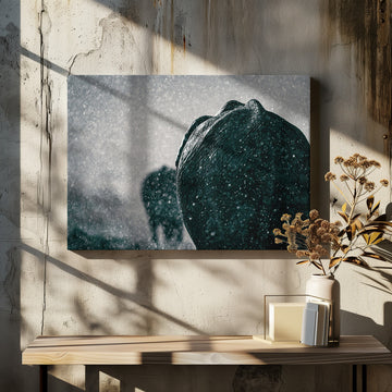 Elephants In The Rain | Canvas - Room Interior 2