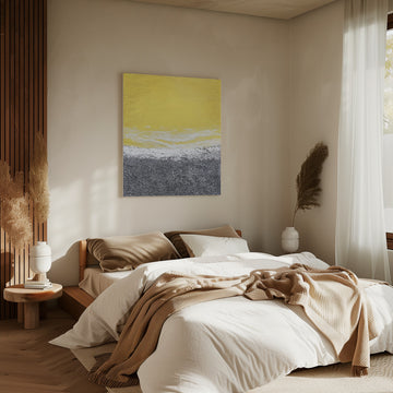 Textured Beach Abstract | Canvas - Room Interior 2