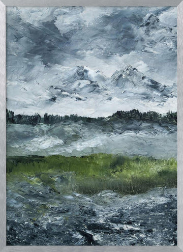 Landscape Study 1905 | Poster - Silver Frame Interior