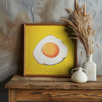 Sunny Side Pop Art | Poster - Room Interior 1