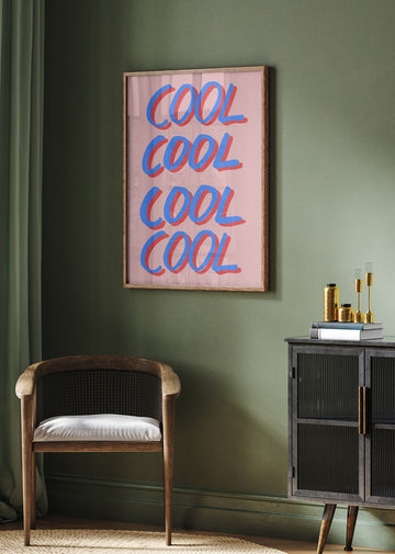 Cool Word Typography | Poster - Room Interior 2