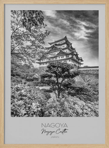 Historic Nagoya Castle | Poster - Wood Frame Interior