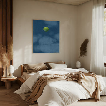 Floating Tennis Ball | Canvas - Room Interior 2