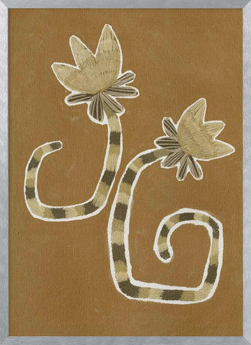 Delicate Bloom 8 | Poster - Silver Frame Interior
