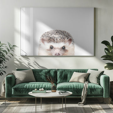 Peeking Hedgehog | Poster - Room Interior 1