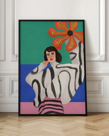 Vibrant Fashion Abstract | Poster - Room Interior 1
