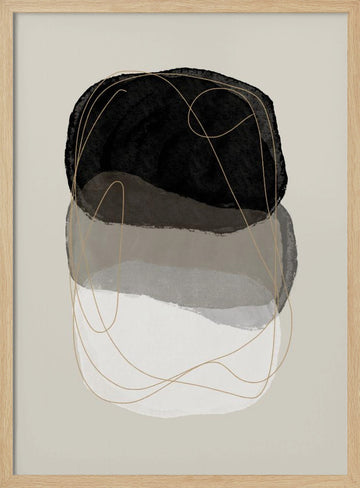 Graphic 238 | Poster - Wood Frame Interior