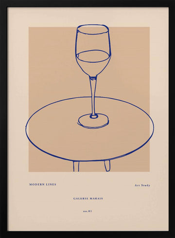 Galeriemaraisno01 | Poster - Black Metal Frame Interior