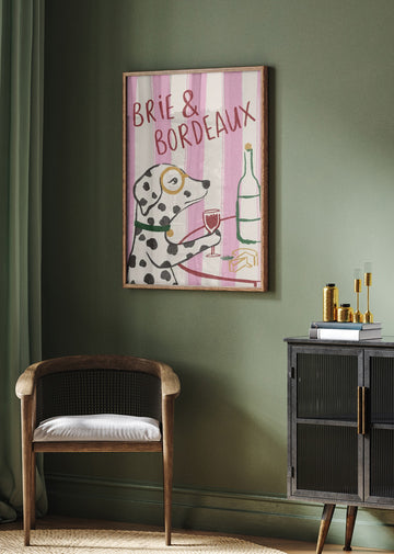 Brie & Bordeaux | Poster - Room Interior 2