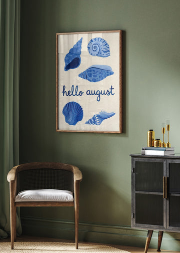Hello August Shells | Poster - Room Interior 2